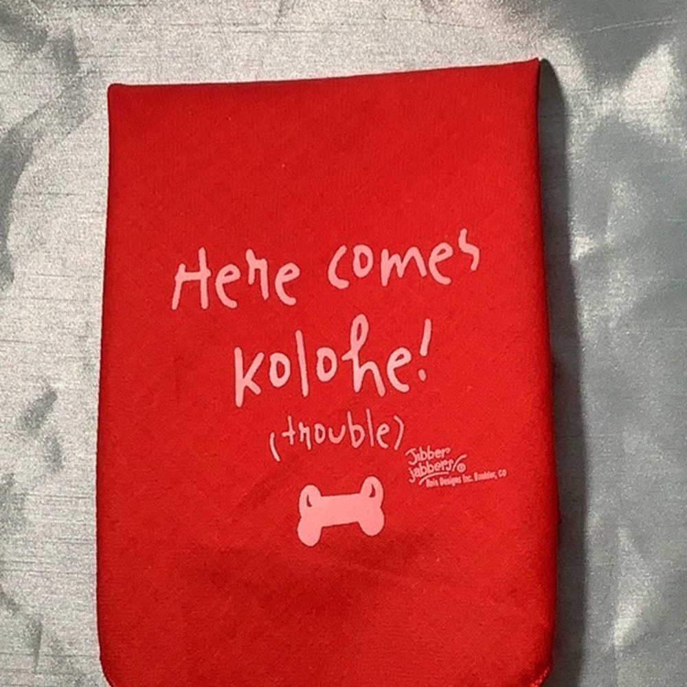 🐶 Red Here Comes Kolohe! (Trouble) 🦴 w/bone, NWT